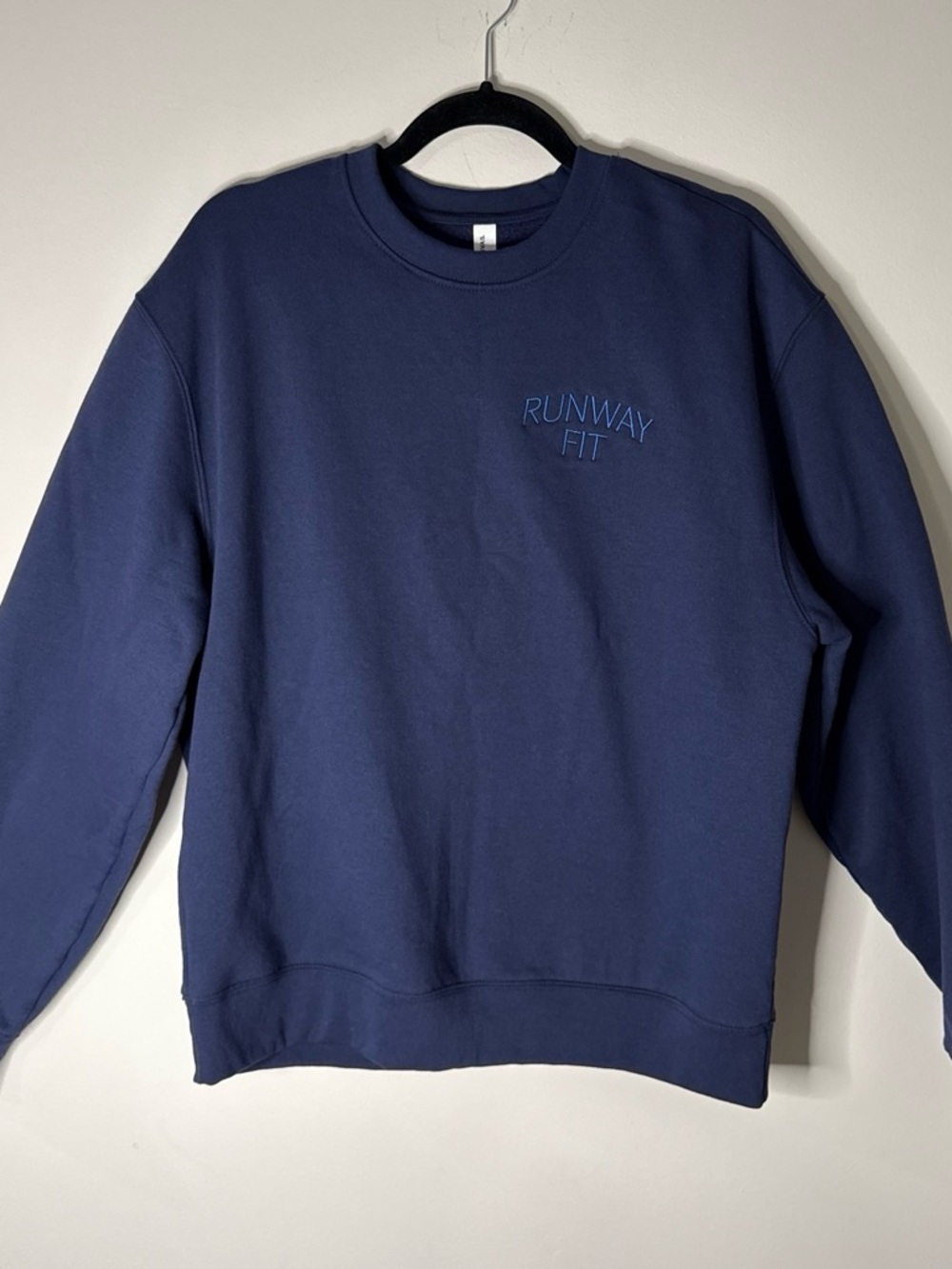 Runway Fit Men's Navy Crewneck Sweatshirt
